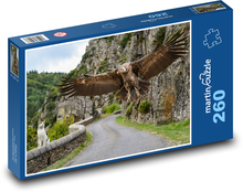 Kondor i kot, zwierzęta Puzzle 260 elementów - 41x28,7 cm