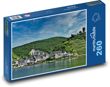 Dedina - hory, rieka Puzzle 260 dielikov - 41 x 28,7 cm