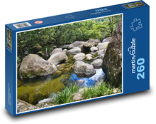 Skály - zátoka, příroda Puzzle 260 dílků - 41 x 28,7 cm