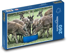 Deer - wild game, animals Puzzle 260 pieces - 41 x 28.7 cm 