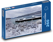 Pier - Schnee, Winter Puzzle 260 Teile - 41 x28,7 cm