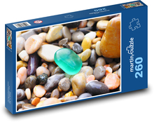 Kamyczki - kolorowe, kamienie Puzzle 260 elementów - 41x28,7 cm