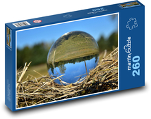Glaskugel - Reflexion, Landschaft Puzzle 260 Teile - 41 x28,7 cm