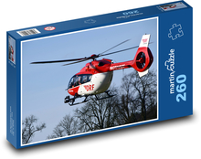 Helicopter - ambulance, helicopter Puzzle 260 pieces - 41 x 28.7 cm 