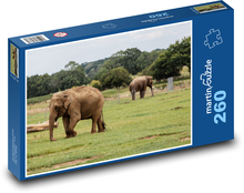 Elefanten - Safari, Natur Puzzle 260 Teile - 41 x28,7 cm