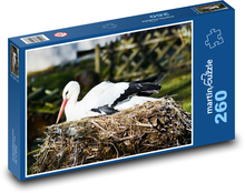Storch - Vogel, Nest Puzzle 260 Teile - 41 x28,7 cm