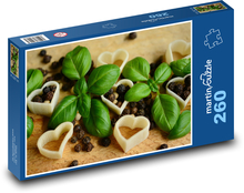 Bazalka - pepř. těstoviny Puzzle 260 dílků - 41 x 28,7 cm