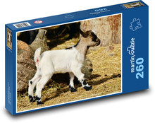 Goat - goat, cub Puzzle 260 pieces - 41 x 28.7 cm 