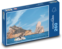More - plachtenie, skaly Puzzle 260 dielikov - 41 x 28,7 cm 