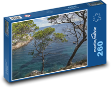 Moře - borovice, pobřeží Puzzle 260 dílků - 41 x 28,7 cm