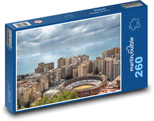 Mesto Malaga - Španielsko, býčia aréna Puzzle 260 dielikov - 41 x 28,7 cm