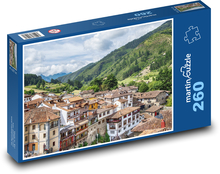 Domy - město, hory Puzzle 260 dílků - 41 x 28,7 cm