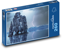 Fels - Sturm, Meer Puzzle 260 Teile - 41 x28,7 cm