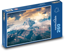 Skały - burze, chmury Puzzle 260 elementów - 41x28,7 cm