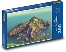 Ostrov na mori - krajina, oceán Puzzle 260 dielikov - 41 x 28,7 cm 