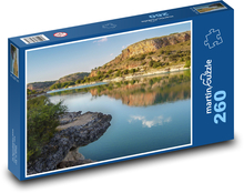 Krajina - skaly, lagúna Puzzle 260 dielikov - 41 x 28,7 cm 