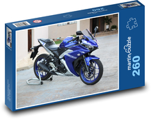 Niebieski rower szosowy Puzzle 260 elementów - 41x28,7 cm