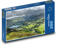 Anglicko - jazero, vidiek Puzzle 260 dielikov - 41 x 28,7 cm 