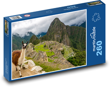 Peru - Machu Picchu, lama Puzzle 260 pieces - 41 x 28.7 cm 