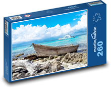 Moře - lodě, pláž Puzzle 260 dílků - 41 x 28,7 cm