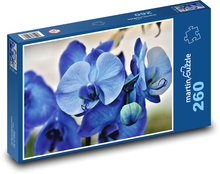 Blue orchid - flowers, plant Puzzle 260 pieces - 41 x 28.7 cm