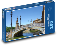 Španielsko - Sevilla, most Puzzle 260 dielikov - 41 x 28,7 cm 
