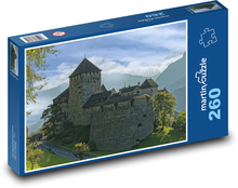Lichtenštejnsko - Vaduz, hrad Puzzle 260 dílků - 41 x 28,7 cm