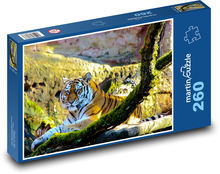Tiger, Beast, Predator Puzzle 260 pieces - 41 x 28.7 cm