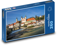 Steyr - Österreich, Fluss Puzzle 260 Teile - 41 x28,7 cm