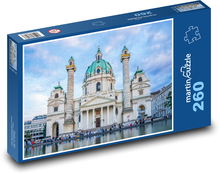 Viedeň - Rakúsko, katedrála Puzzle 260 dielikov - 41 x 28,7 cm 