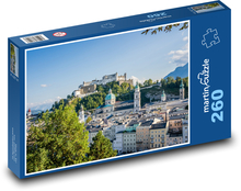 Salzburg - Rakousko, město Puzzle 260 dílků - 41 x 28,7 cm