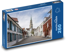 Švajčiarsko - Európa, ulica Puzzle 260 dielikov - 41 x 28,7 cm 