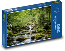 Divoká voda - tok, příroda Puzzle 260 dílků - 41 x 28,7 cm