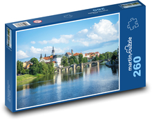 Písek - most, Česká republika Puzzle 260 dílků - 41 x 28,7 cm