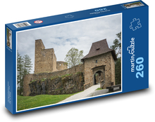 Velhartice - twierdza, średniowieczny zamek Puzzle 260 elementów - 41x28,7 cm