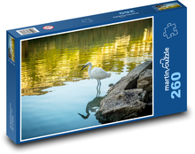 Volavka - vták, jazero Puzzle 260 dielikov - 41 x 28,7 cm