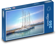 Schiffe - Segelboote, Hafen Puzzle 260 Teile - 41 x28,7 cm