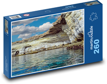 Skalní útvary - pobřeží, moře Puzzle 260 dílků - 41 x 28,7 cm