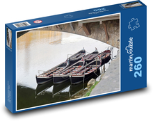 Rieka Arno - lode, most Puzzle 260 dielikov - 41 x 28,7 cm 