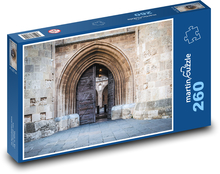 Vstup do hradu - brána, palác Puzzle 260 dílků - 41 x 28,7 cm