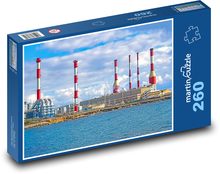 Elektrownia - fabryka, przemysł Puzzle 260 elementów - 41x28,7 cm
