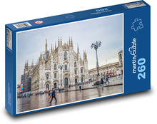 Piazza del Duomo - náměstí, Itálie Puzzle 260 dílků - 41 x 28,7 cm