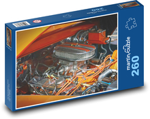 Motor v automobilu - vozidlo, auto Puzzle 260 dílků - 41 x 28,7 cm