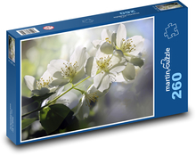Jasmin - weiße Blüten, Busch Puzzle 260 Teile - 41 x28,7 cm