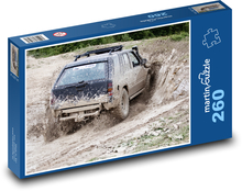 Terénne auto - blato, dobrodružstvo Puzzle 260 dielikov - 41 x 28,7 cm 