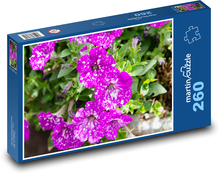 Lila Blume - Garten, Blume Puzzle 260 Teile - 41 x28,7 cm
