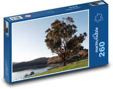 Strom u jezera - voda, příroda Puzzle 260 dílků - 41 x 28,7 cm