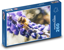 Bee - insect, flower Puzzle 260 pieces - 41 x 28.7 cm 