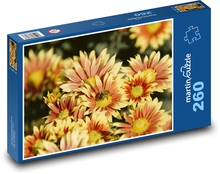 Chrysantheme - Blütenblätter, Garten Puzzle 260 Teile - 41 x28,7 cm