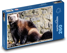 Wolverine - Fleischfresser, Tier Puzzle 260 Teile - 41 x28,7 cm